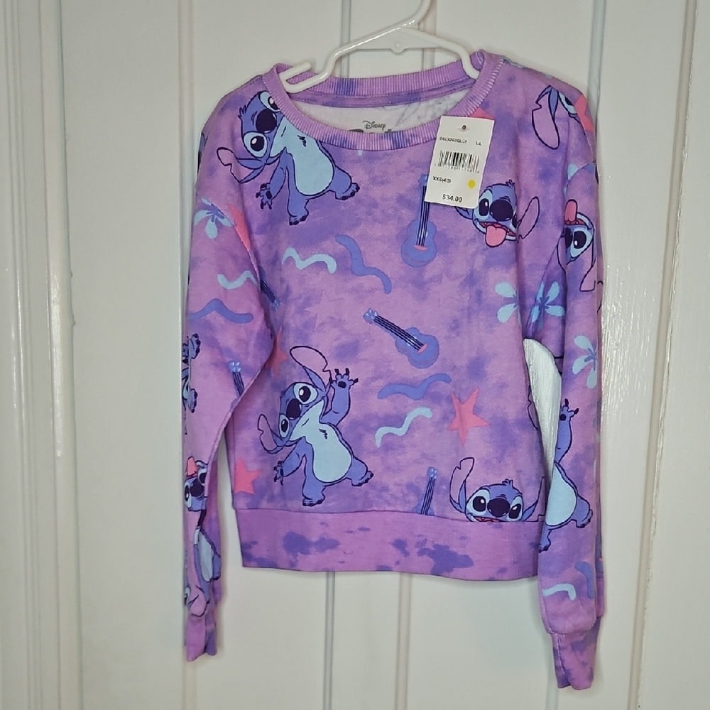 Disney Lavender Stitch Pullover